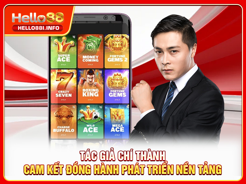 Tác giả Chí Thành cam kết đồng hành phát triển nền tảng