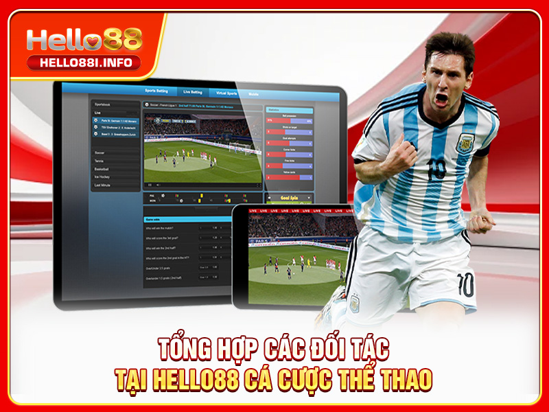 Tổng hợp các đối tác tại HELLO88 cá cược thể thao