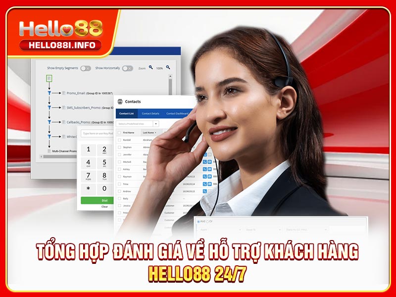 Tổng hợp đánh giá về hỗ trợ khách hàng HELLO88 24/7